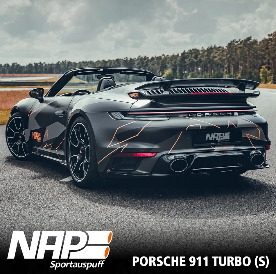 NAP Klappenauspuffanlage für Porsche 911 Turbo & Turbo S