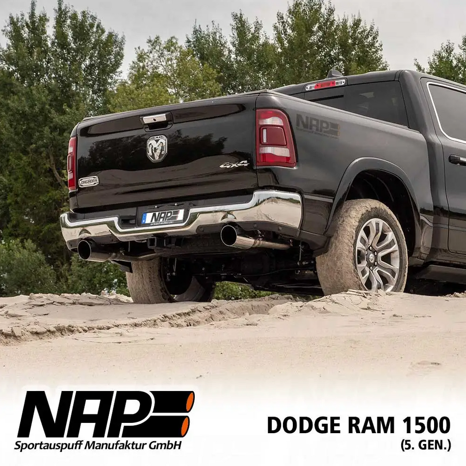 NAP Klappenauspuffanlage für Dodge RAM 1500 DT (5. Gen) ab 2019