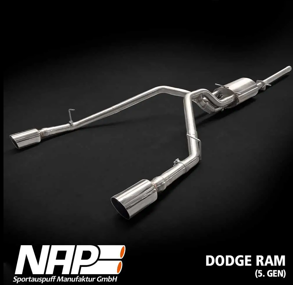 NAP Klappenauspuffanlage für Dodge RAM 1500 DT (5. Gen) ab 2019