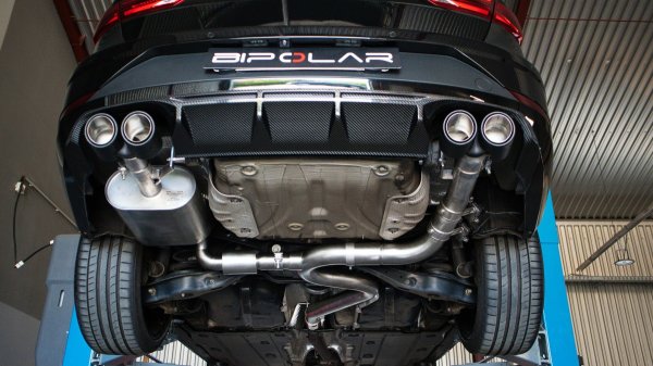 Grail / Bipolar Klappenabgasanlage Seat Leon Cupra R ST (DNUE) 3-Zoll